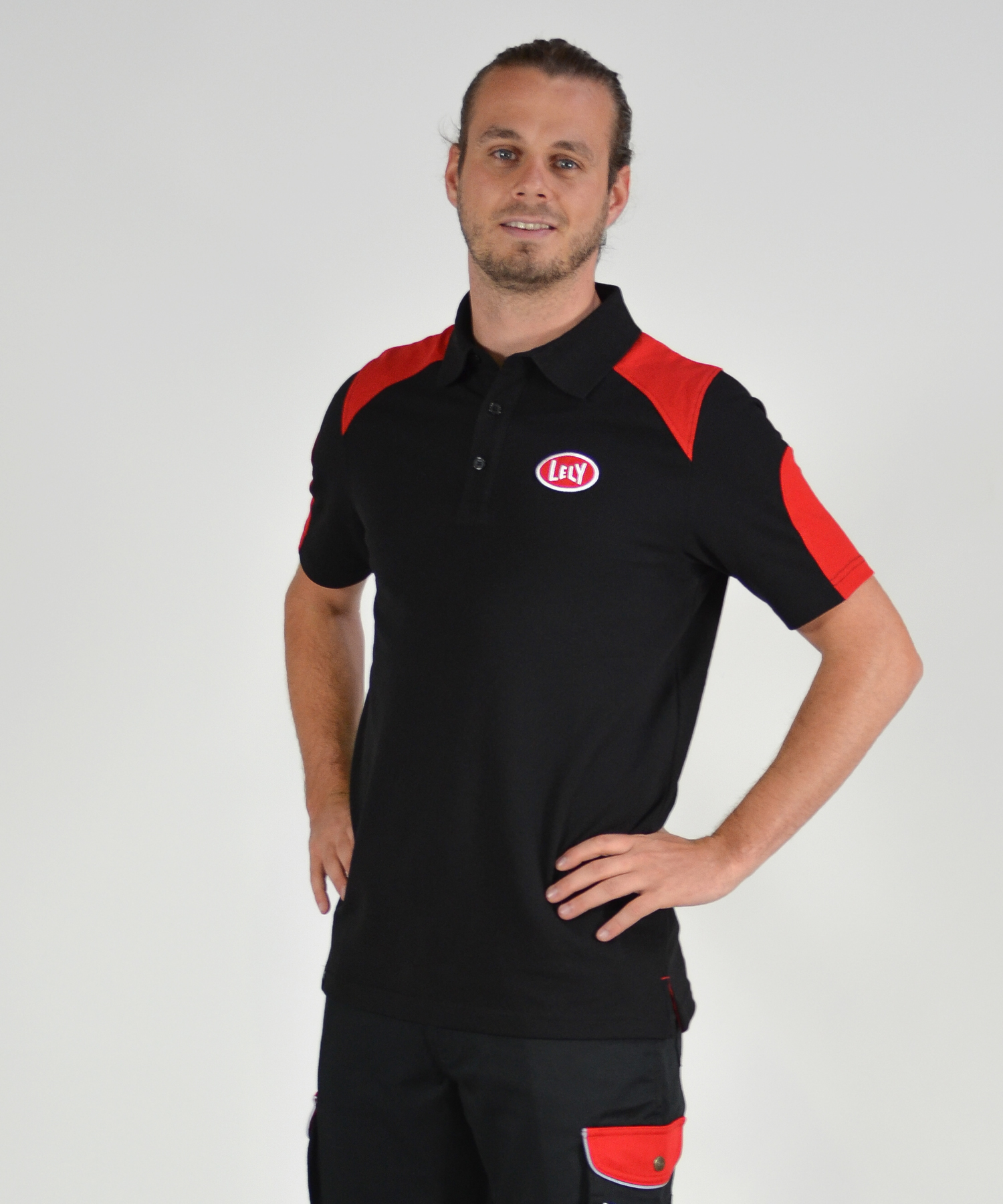 Polo men black-red 2.0